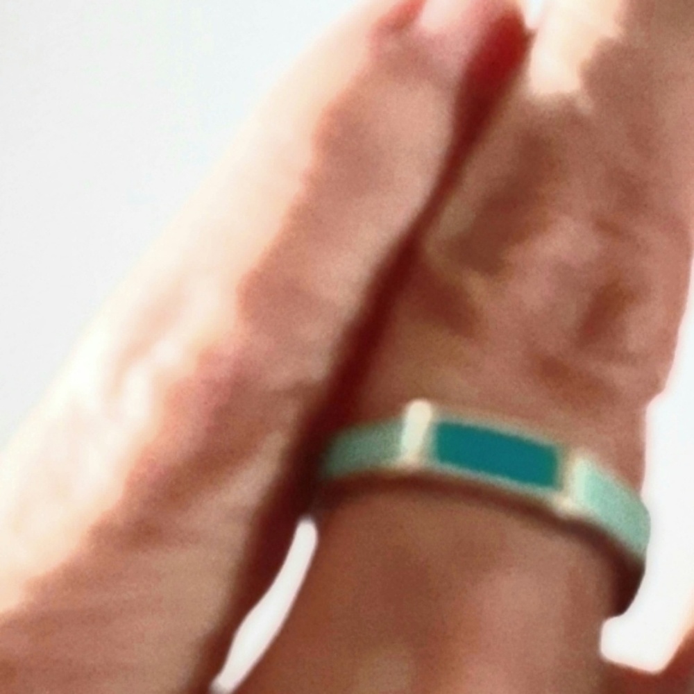 Sterling Inlaid Turquoise Ring.